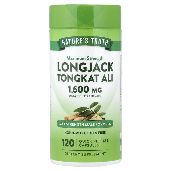 Nature's Truth, Longjack Tongkat Ali, 120 Quick Release Capsules (800 mg per Capsule) — product photo 1