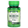 Complexo de Boro com Tripla Ação, 6 mg, 180 Comprimidos (3 mg por Comprimido)