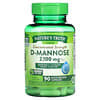 Skoncentrowana dawka, D-mannoza, 2100 mg, 90 kapsułek o szybkim uwalnianiu (700 mg na kapsułkę)