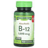 B12 absorbible, 1000 mcg, 150 cápsulas blandas líquidas de liberación rápida