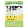 Electrolyte Hydration + B Vitamins, On-The-Go Powder Mix, Lemon, 10 Individual Stick Packs 0.123 oz (3.5 g) Each