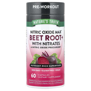 Nature's Truth, Nitric Oxide Max™, Beet Root+ with Nitrates, 60 Capsules