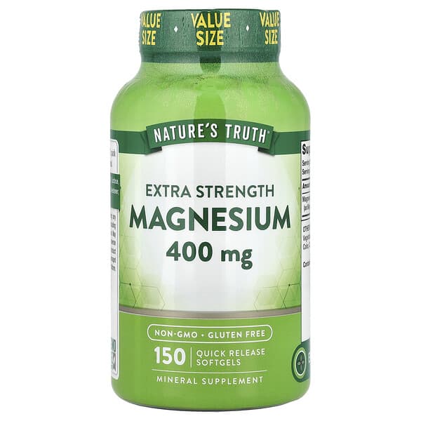 Nature's Truth, Magnesium, 400 mg, 150 Quick Release Softgels