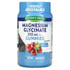 Magnesium Glycinate Gummies, Magnesiumglycinat-Fruchtgummis, natürlicher Traubengeschmack, 200 mg, 60 vegane Fruchtgummis (100 mg pro Fruchtgummi)