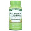 Glicinato de magnesio más ginseng indio, 60 cápsulas