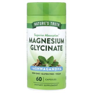 Nature's Truth, Magnesium Glycinate + Ashwagandha, 60 Capsules