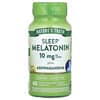 Melatonina para favorecer el sueño con ginseng indio, 10 mg, 60 cápsulas de liberación rápida (5 mg por cápsula)