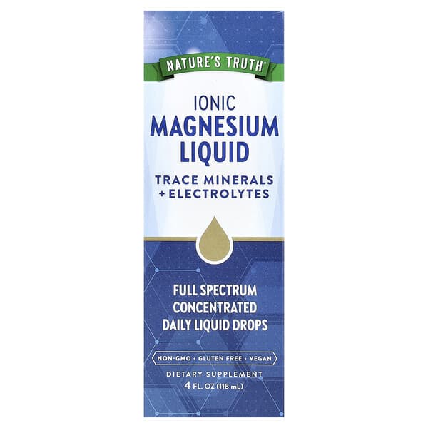 Nature's Truth, Ionic Magnesium Liquid, Unflavored, 4 fl oz (118 ml) — product photo 1