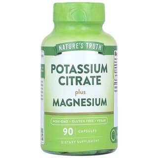 Nature's Truth, Citrate de potassium et magnésium, 90 capsules
