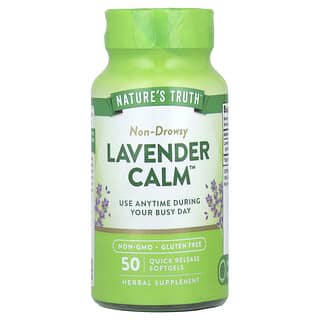 Nature's Truth, Lavender Calm™, 50 cápsulas blandas de liberación rápida