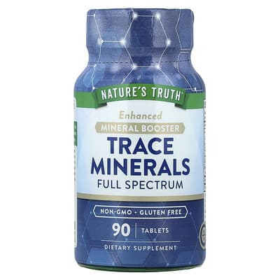 Nature's Truth, Trace Minerals, Full Spectrum, 90 Tablets