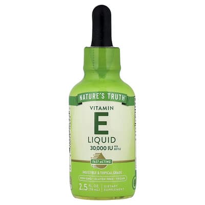 Nature's Truth, Vitamin E Liquid, 2.5 fl oz (74 ml)