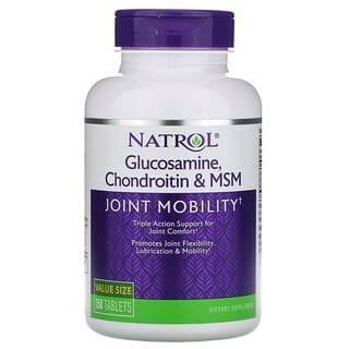 Natrol, Glucosamine, Chondroitin &amp; MSM, 150 Comprimidos