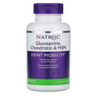 Natrol, Glucosamine, Chondroitin & MSM, 90 Tablets