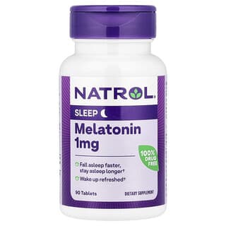 Natrol, Melatonin, 1 mg, 90 tablet