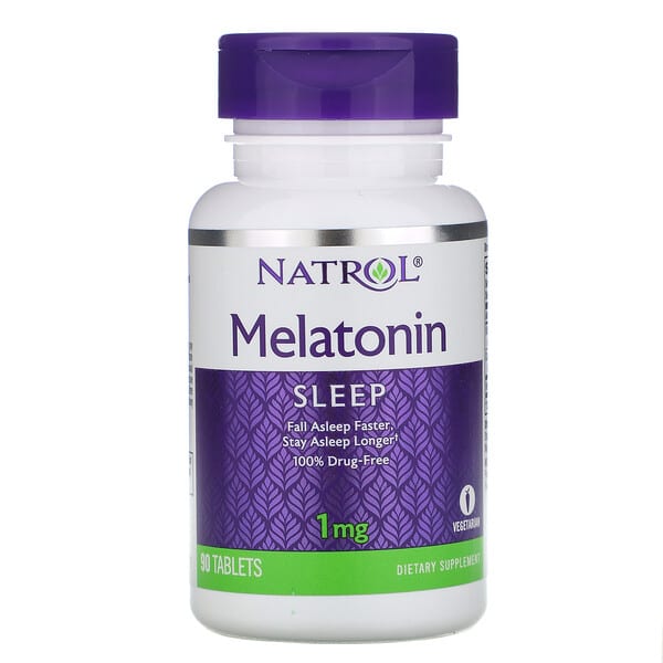 Natrol‏, Melatonin, 1 mg, 90 Tablets