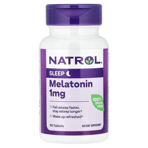 Natrol, 褪黑荷爾蒙，1 毫克，90 片