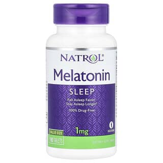 Natrol, Melatonin, 1 mg, 180 Tabletten