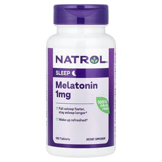 Natrol, Melatonin, 1 mg, 180 Tablets