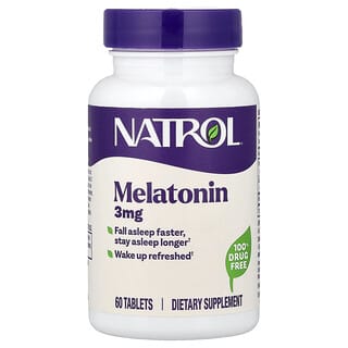 Natrol, Melatonin, 60 tabletter