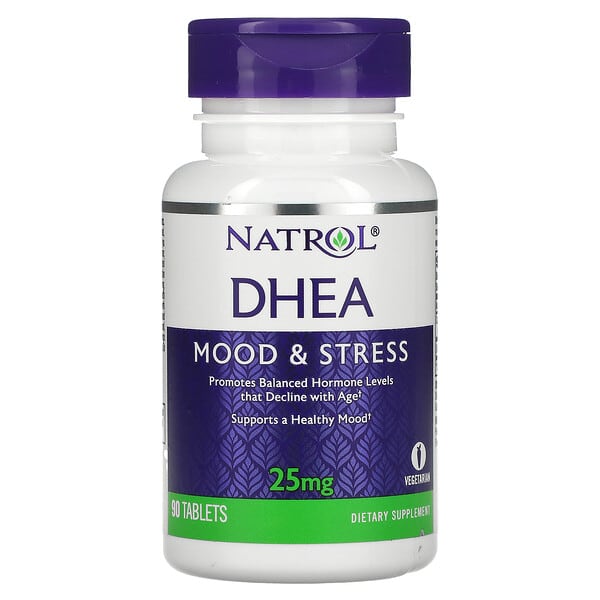 Natrol, DHEA, 25 мг, 90 таблеток
