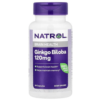Natrol, Ginkgo, 60 Capsules