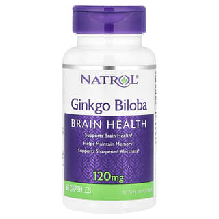 Natrol, Ginkgo Biloba, 60 Cápsulas