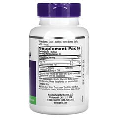 Natrol, Tonalin, конъюгированная линолевая кислота (КЛК), 1200 мг, 90 мягких желатиновых капсул