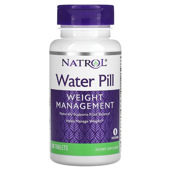 Natrol, Мочегонное средство, 60 таблеток