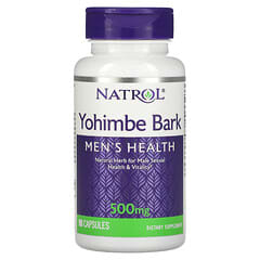 Natrol, Yohimbe Bark, 500 mg, 90 Capsules