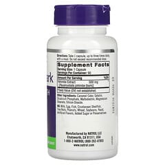 Natrol, Corteza de Yohimbe, 500 mg, 90 cápsulas