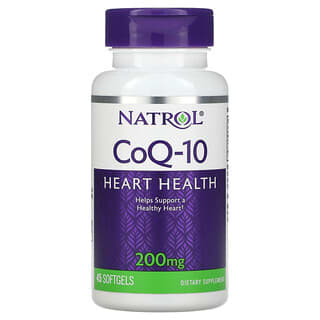 Natrol, CoQ-10, 200 mg, 45 Cápsulas Softgel