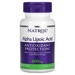 Natrol, Ácido alfa lipoico, 600 mg, 30 cápsulas
