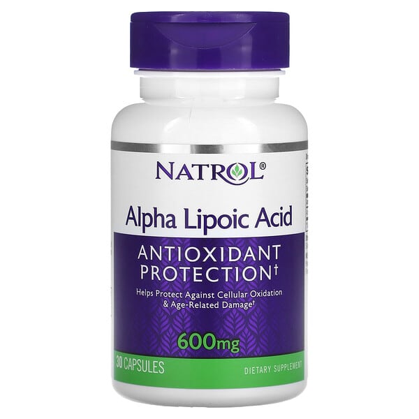 Natrol, アルファリポ酸、600mg、30粒