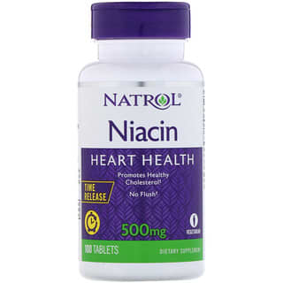 ناترول‏, أقراص Niacin ، أقراص ممتدة المفعول، 500 مجم، 100 قرص