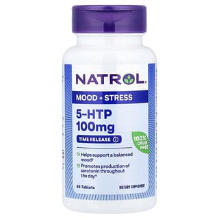 ناترول‏, 5-HTP، وقت الإنتاج، القوة الإضافية، 100 مجم، 45 قرص
