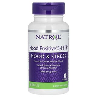 Natrol, Mood Positive 5-HTP, 50 Tabletas