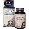 Fish Oil + Vitamin D3, Heart & Immune Support, 90 Softgels