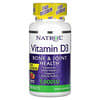 витамин D3, здоровье костей и суставов, клубника, 5000 МЕ, 90 таблеток