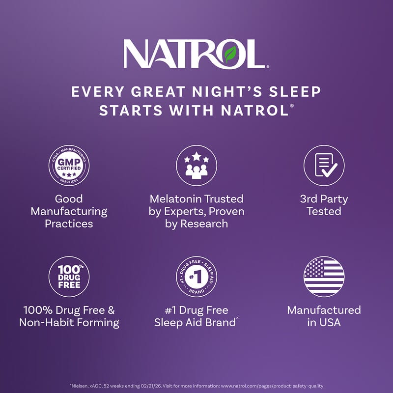 Melatonin, Hızlı Çözünen, Ekstra Güçlü, Çilek, 5 mg, 150 Tablet