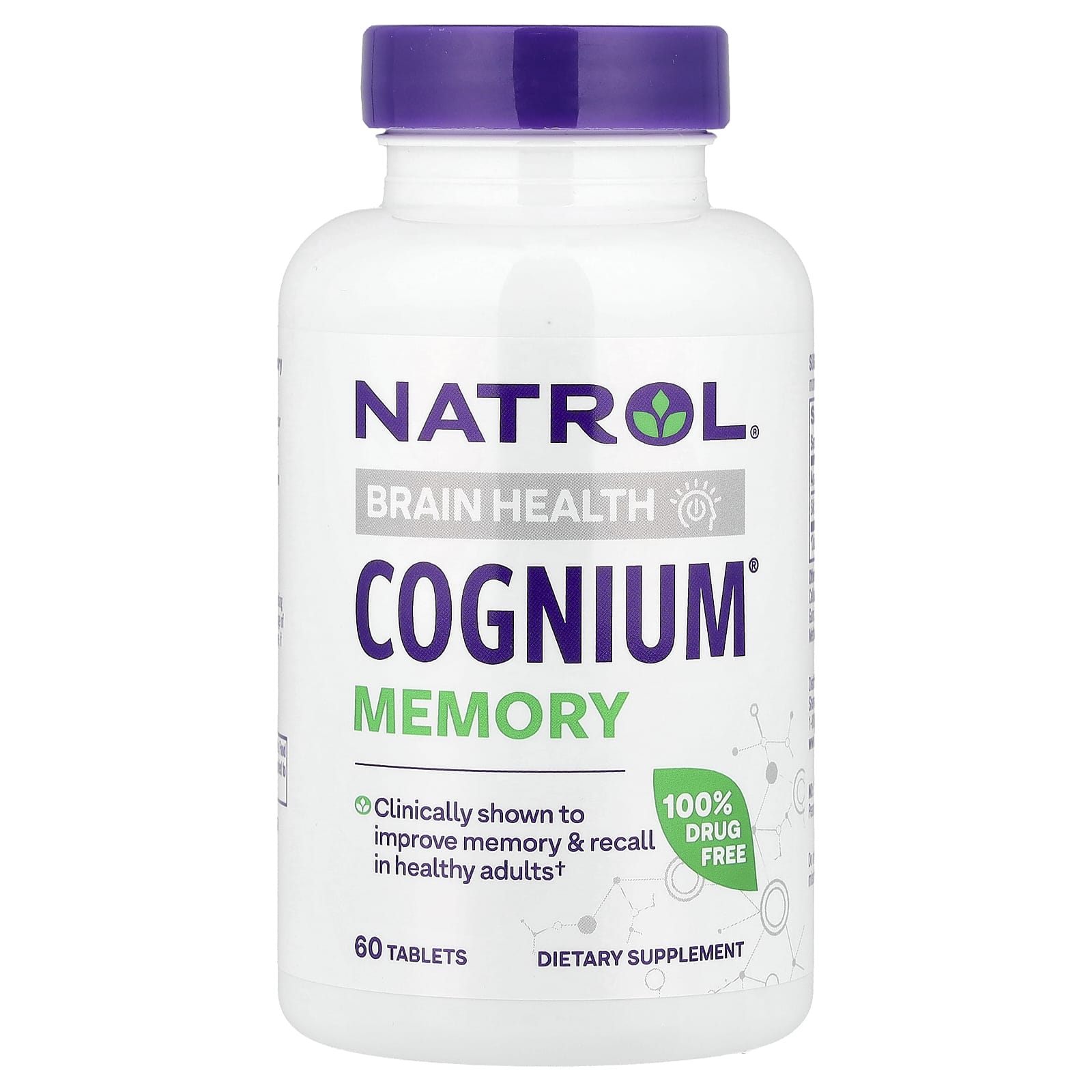 Natrol, Cognium® Memory, 100 mg, 60 Tablets