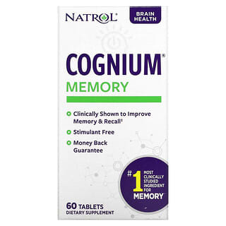 Natrol, Cognium Memory, 60 Tablets