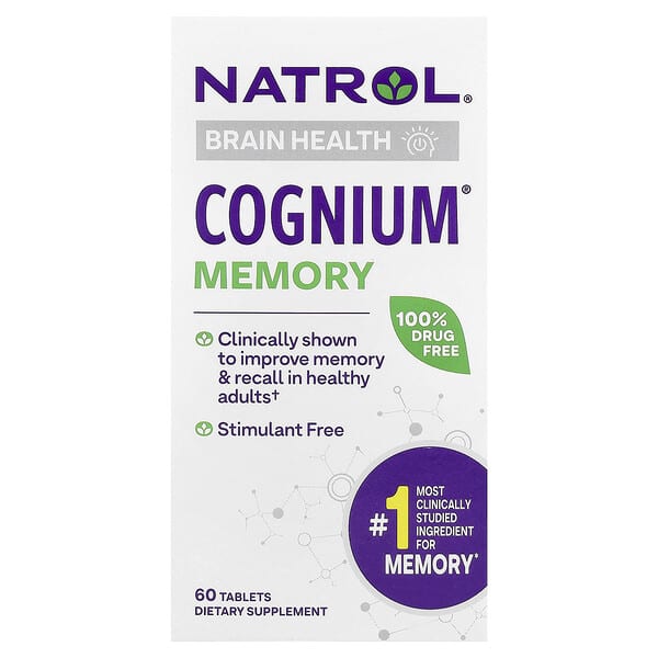 Natrol, Cognium® Memory，100 毫克，60 片