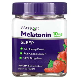 Natrol, Melatonin, Strawberry, 5 mg, 90 Gummies