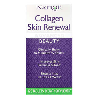 Natrol, Collagène pour le renouvellement de la peau, 120 comprimés