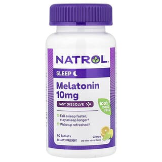 Natrol, Melatonin, Citrus, 10 mg, 60 Tablets