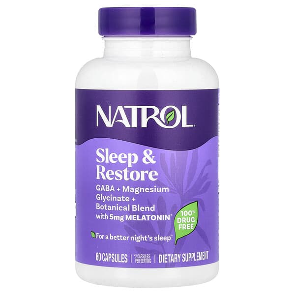 Natrol, 睡眠與修復膠囊，60 粒