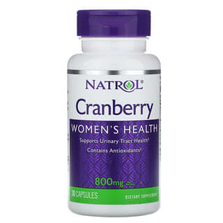 Natrol, Cranberry, 400 mg, 30 Cápsulas