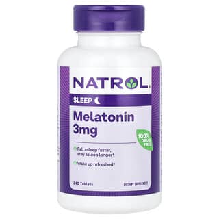 Natrol, Melatonin, 3 mg, 240 Tablets