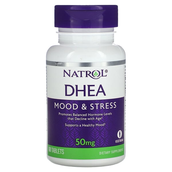 Natrol, DHEA, 50 mg, 60 comprimidos
